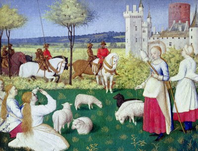 Ms Fr 71 St. Margaretha van Antiochië en Olibrius door Jean Fouquet